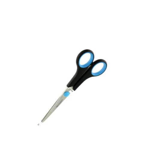 Forbici Westcott Soft Grip Easy Grip blu/nero simmetriche 17,5 cm E-30271 00